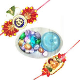 Raksha Bandhan Delight: 30 Chocolates, Divine Rakhi, Roli Chawal